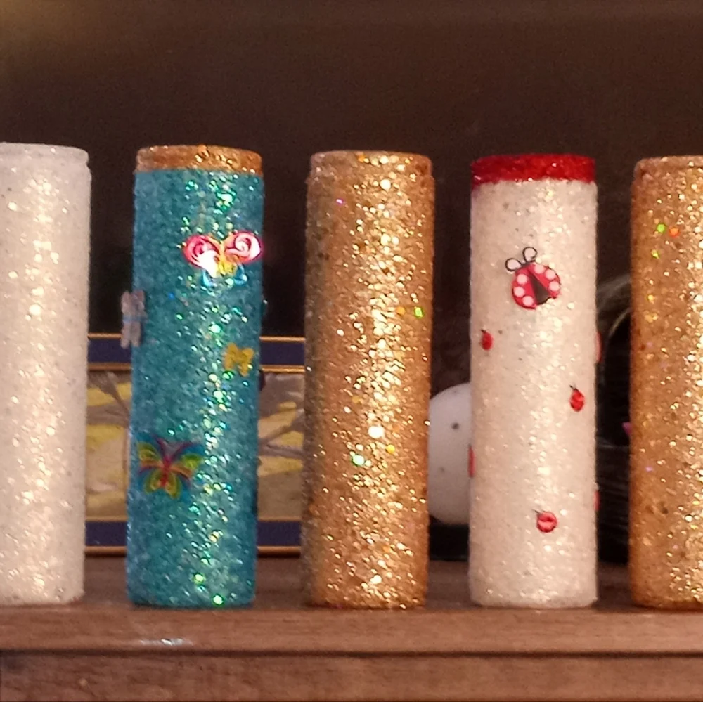 Decorator candles and party glassware